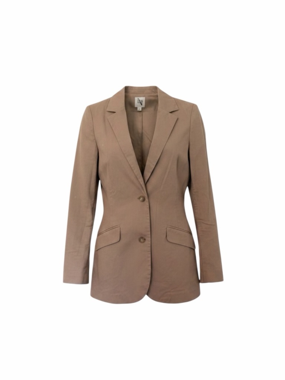 GAP Women's Taupe Single-Breasted Blazer